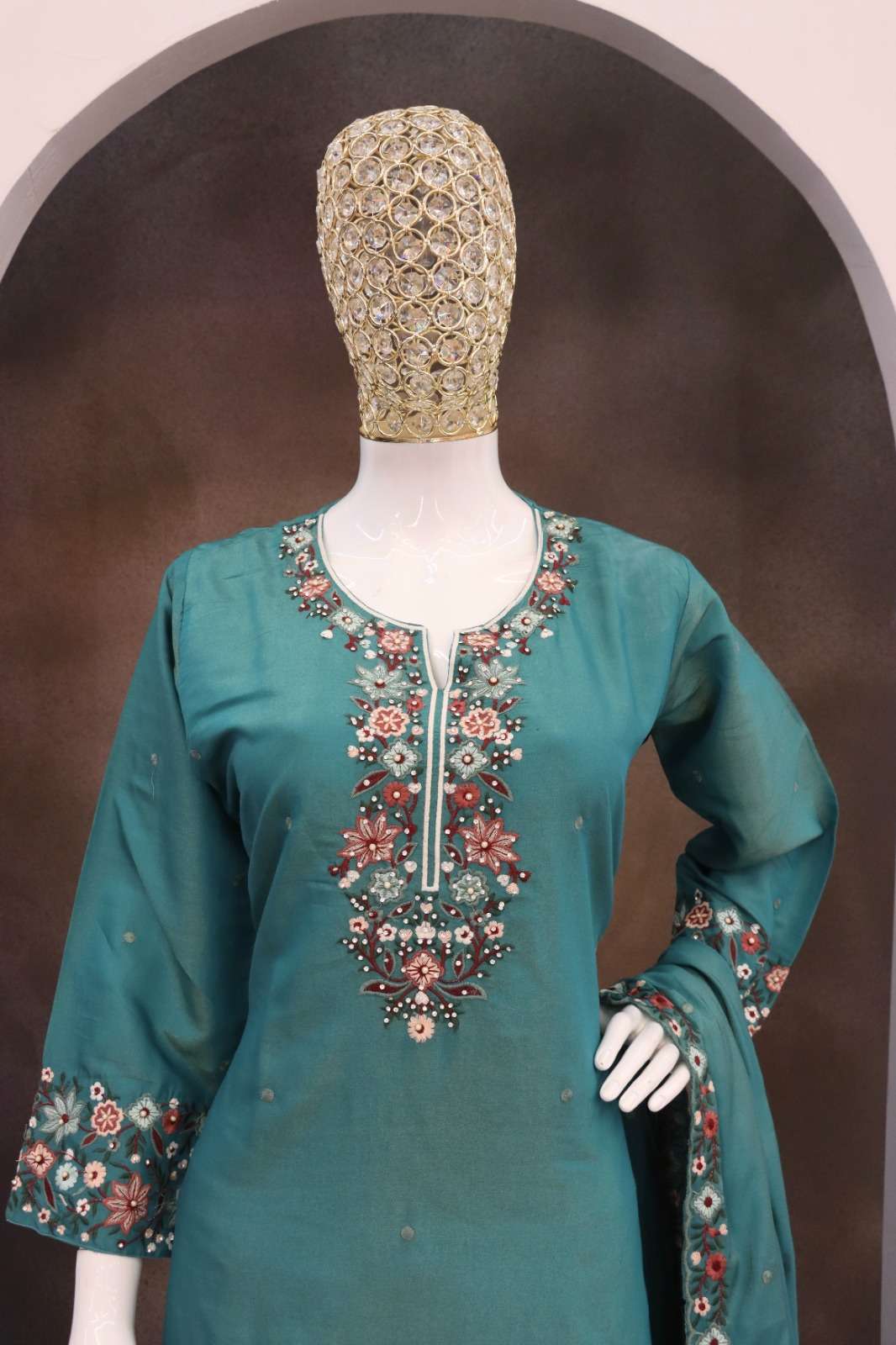 10224 READYMADE COLLECTION SIMAR MULTI WORK PALAZZO SUIT FOR WEDDING TYPE OUTFIT SHOP NOW